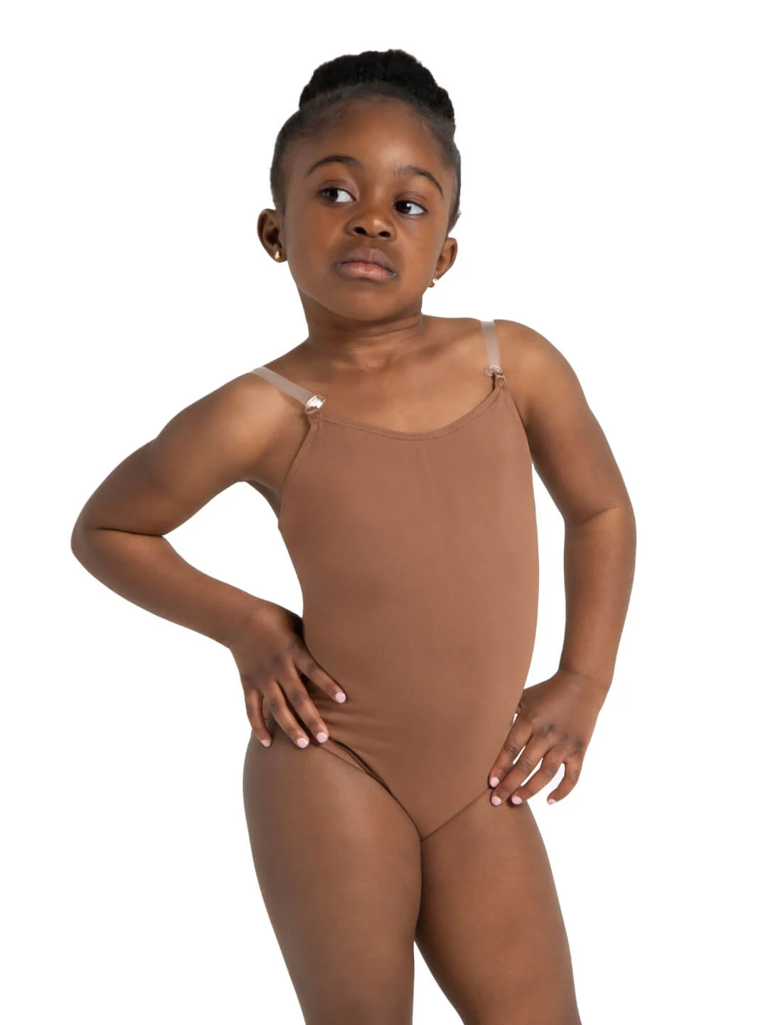 Camisole Leotard w/ Clear Transition Straps - Girls - Image 7