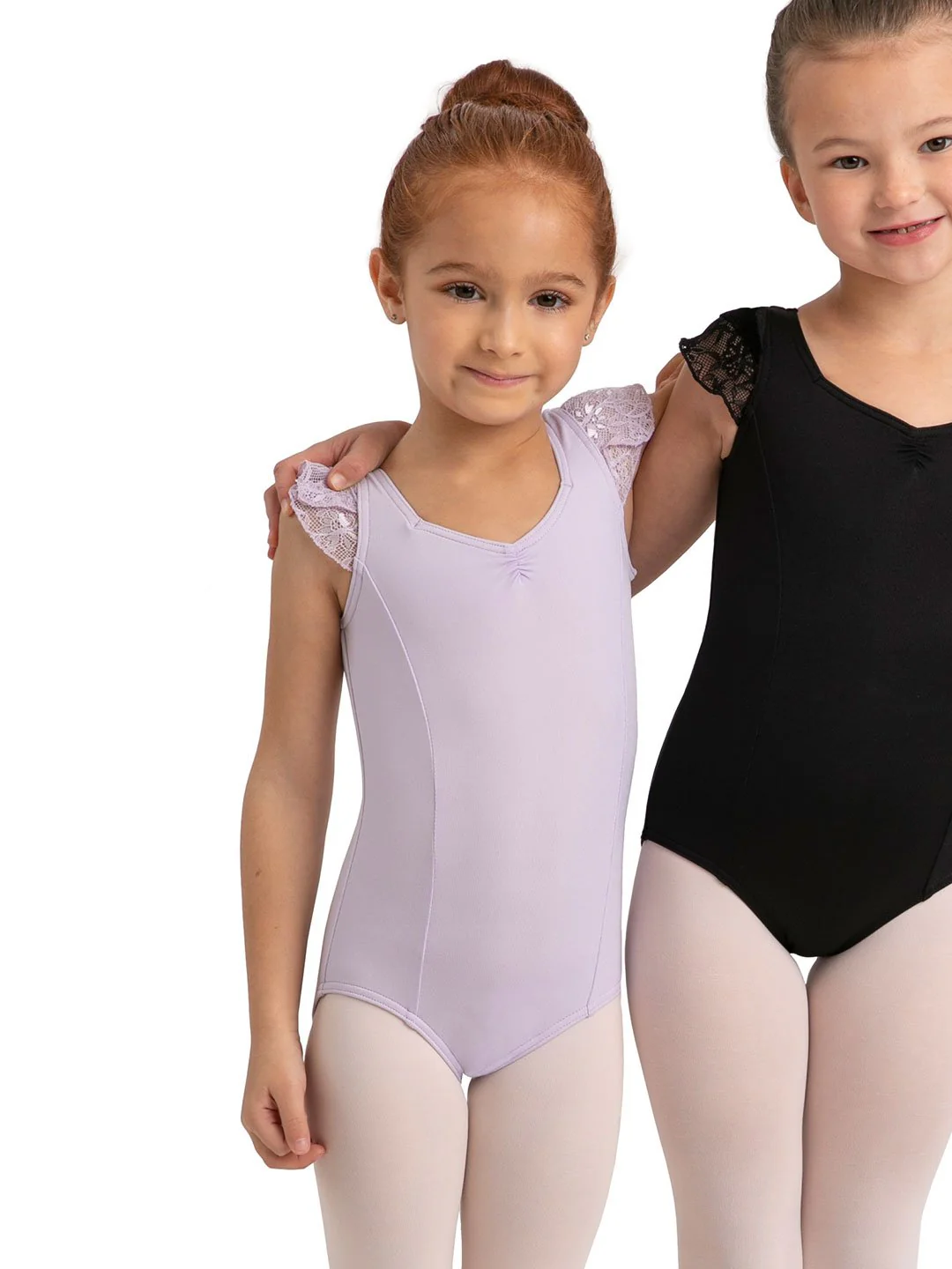 Children's Collection Flutter Sleeve Princess Leotard - Girls - Image 3