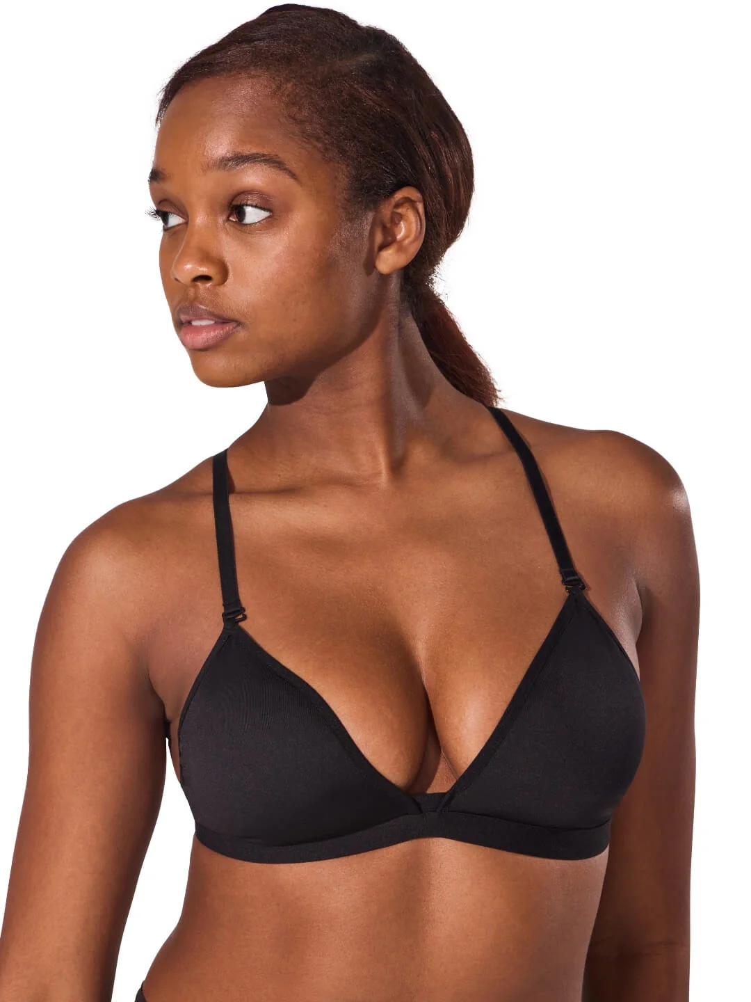 Deep Neck Clear Back Bra - Image 19