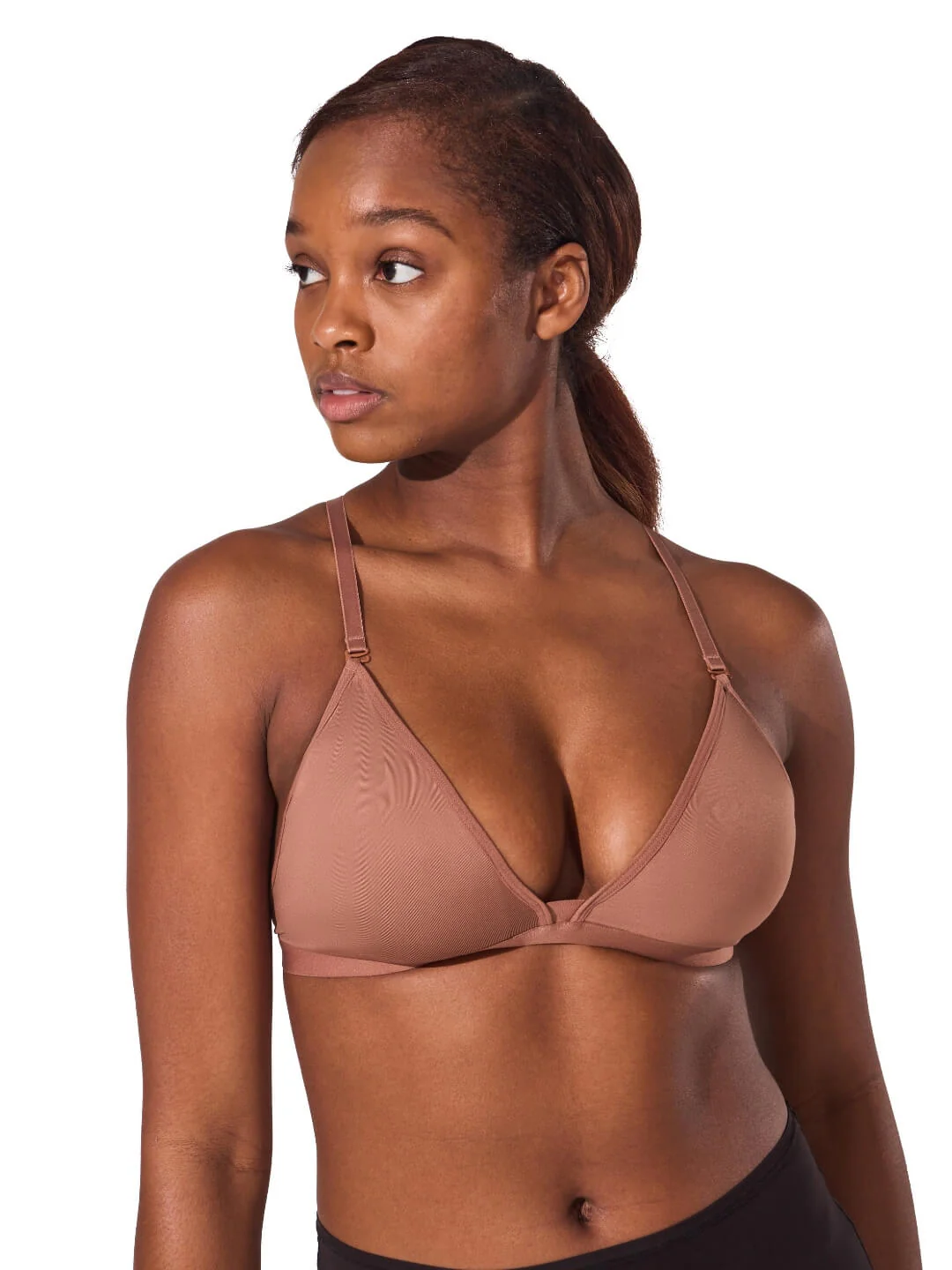 Deep Neck Clear Back Bra - Image 20