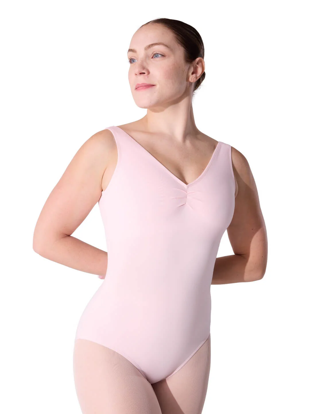 Essentials Pinch V Neck Leotard - Image 18