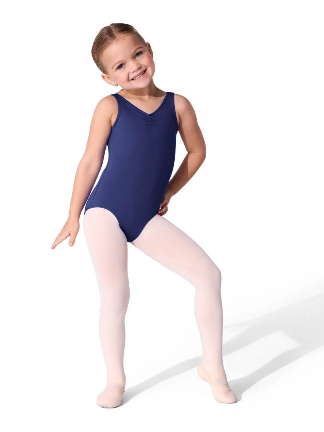 Essentials Pinch V Neck Leotard - Child - Image 16