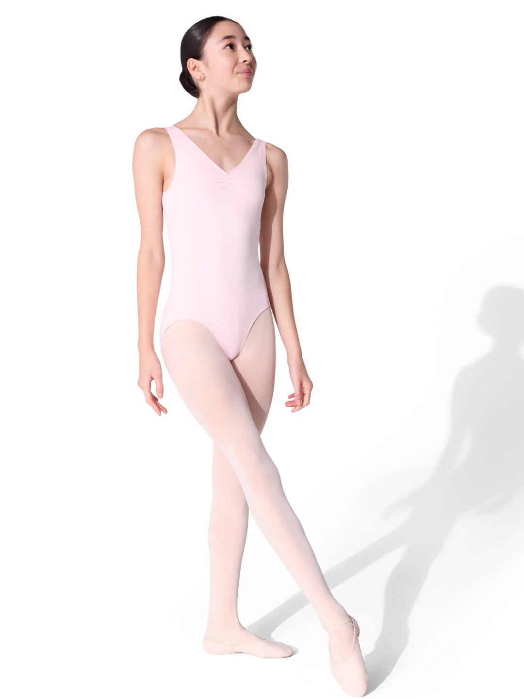 Essentials Pinch V Neck Leotard - Child - Image 20