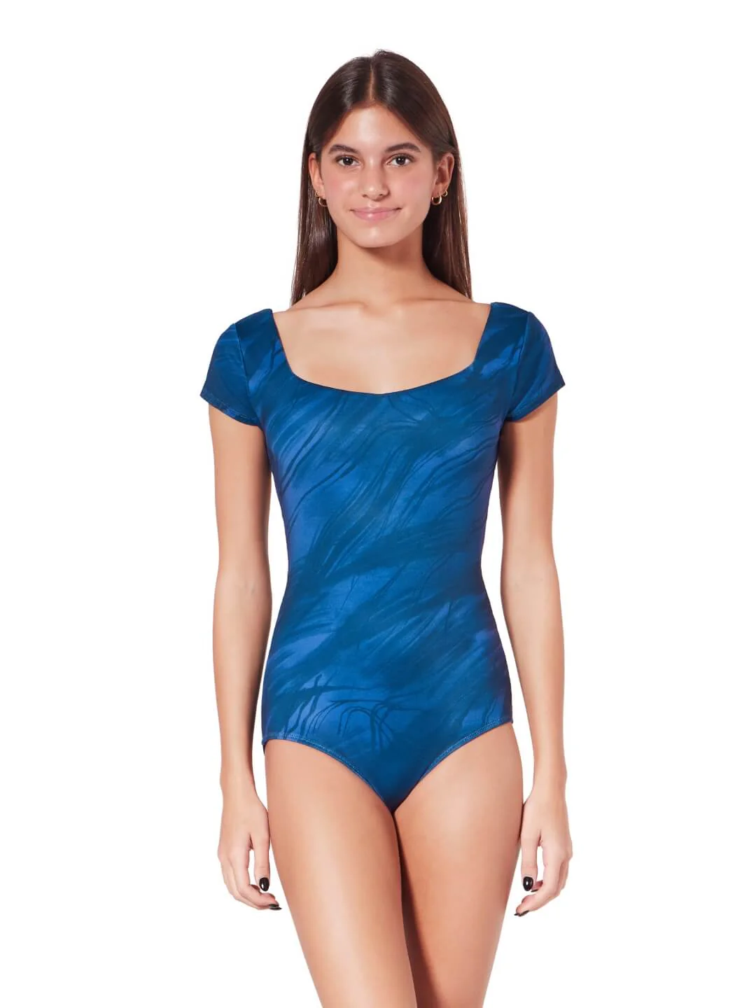 Marbled Haze Portoro Cap Sleeve Leotard - Image 9