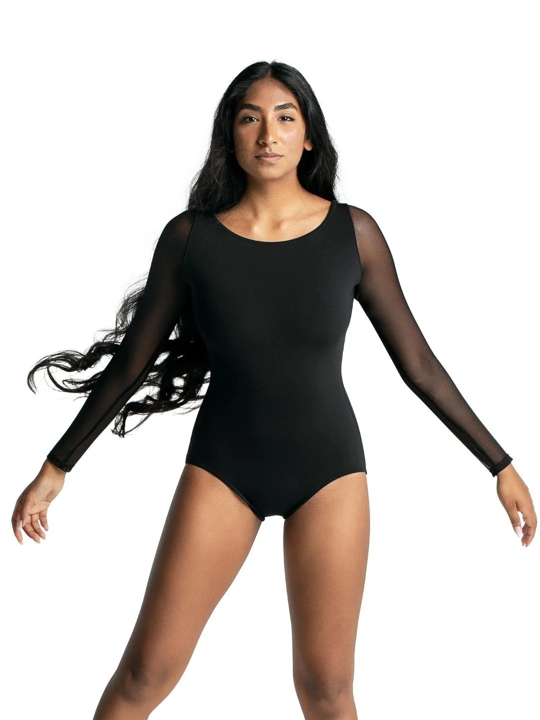 Meryl Strappy Back Long Sleeve Leotard - Image 6