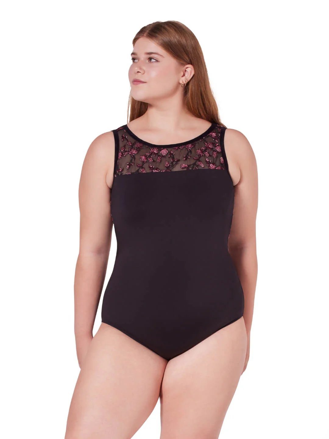 Ornate Romance Allure Mesh Back Leotard - Image 3