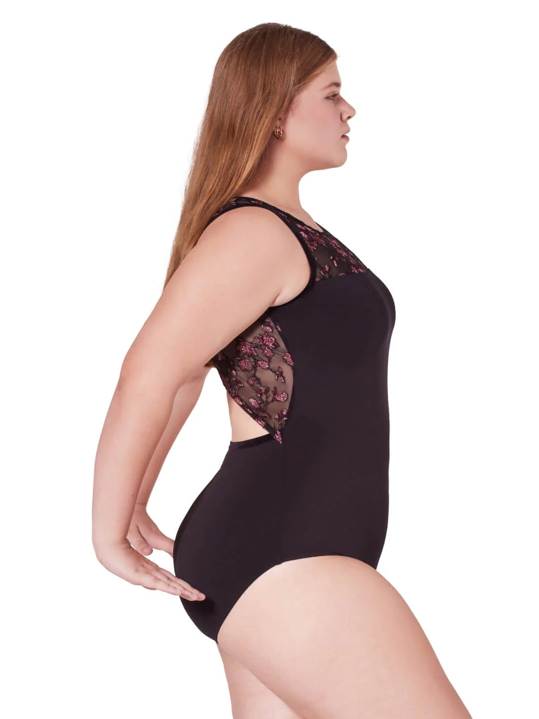 Ornate Romance Allure Mesh Back Leotard - Image 4