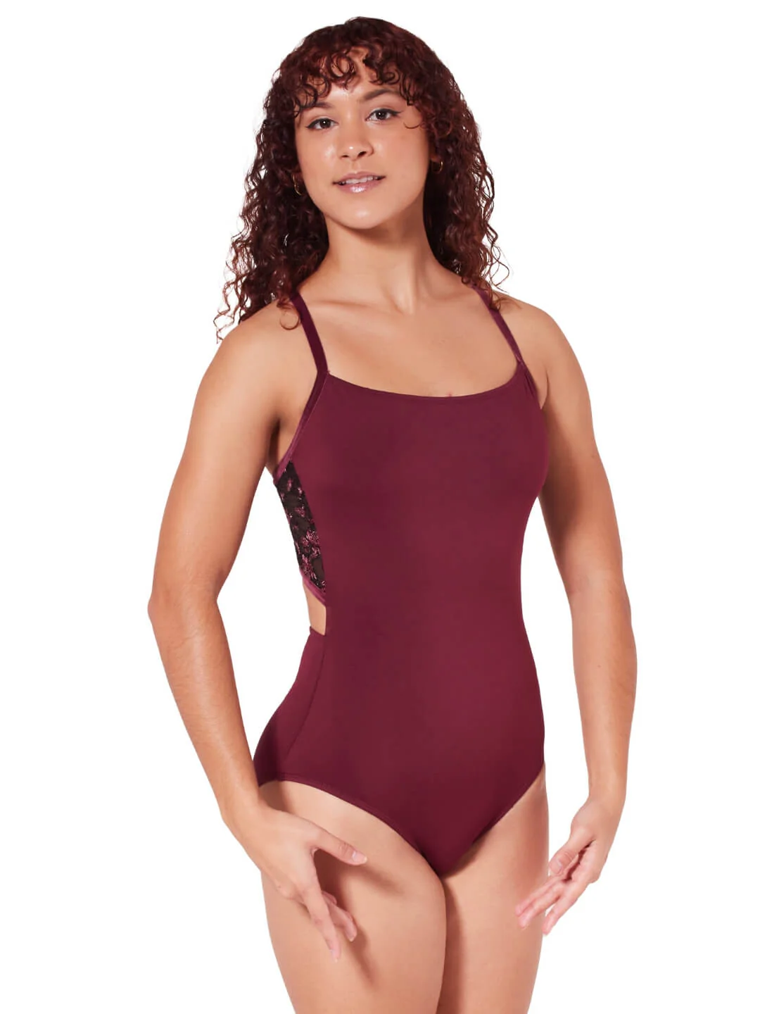 Ornate Romance Charisma Cami Criss Cross Back Leotard - Image 6
