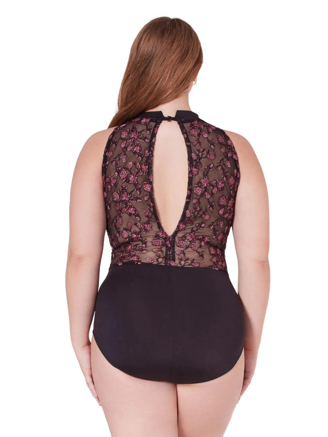 Ornate Romance Embellish High Neck Leotard - Image 3