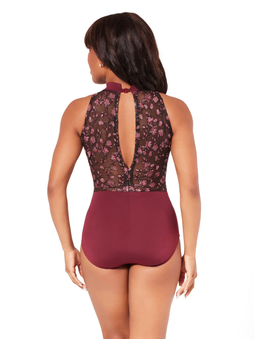 Ornate Romance Embellish High Neck Leotard - Image 7