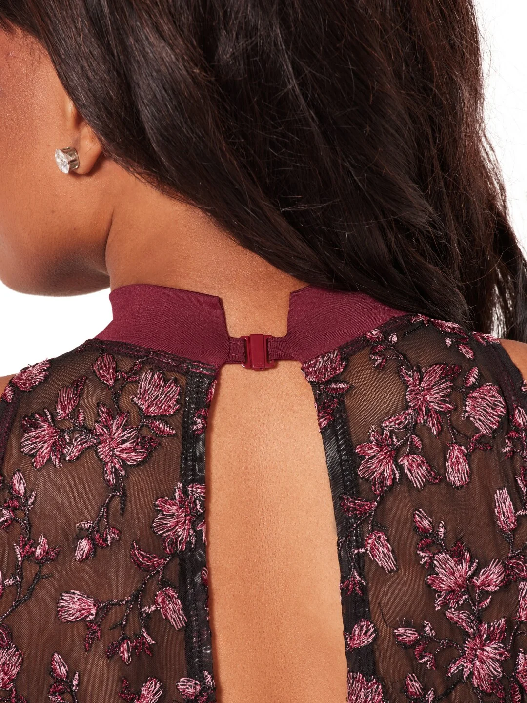 Ornate Romance Embellish High Neck Leotard - Image 8
