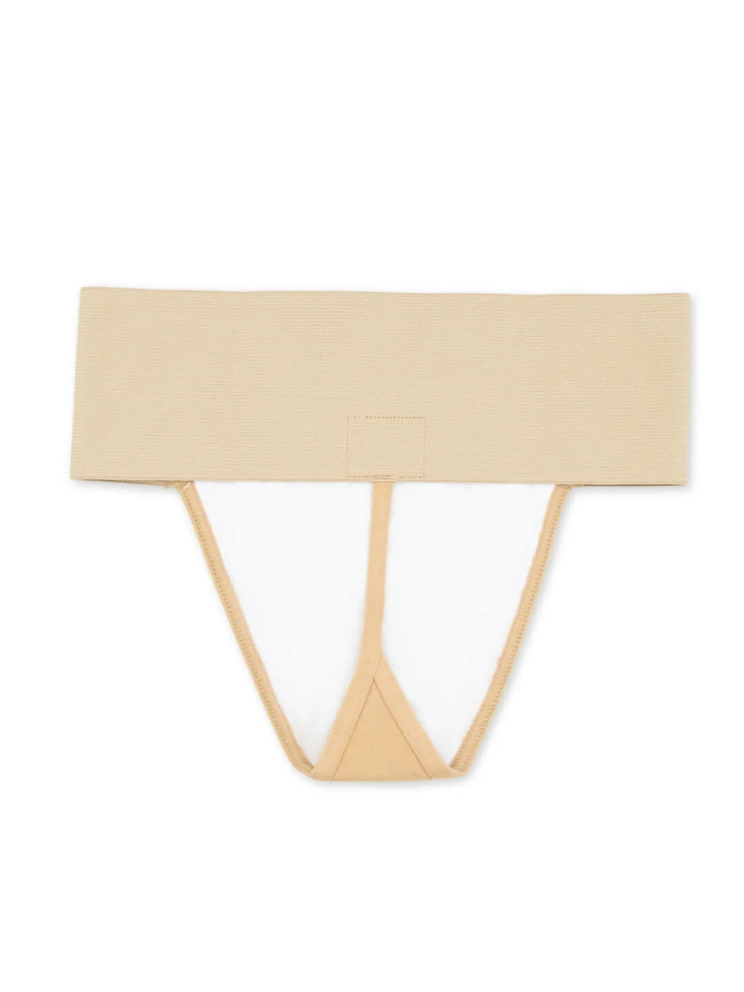 Quilted Cotton Panel Thong Dance Belt - Image 4