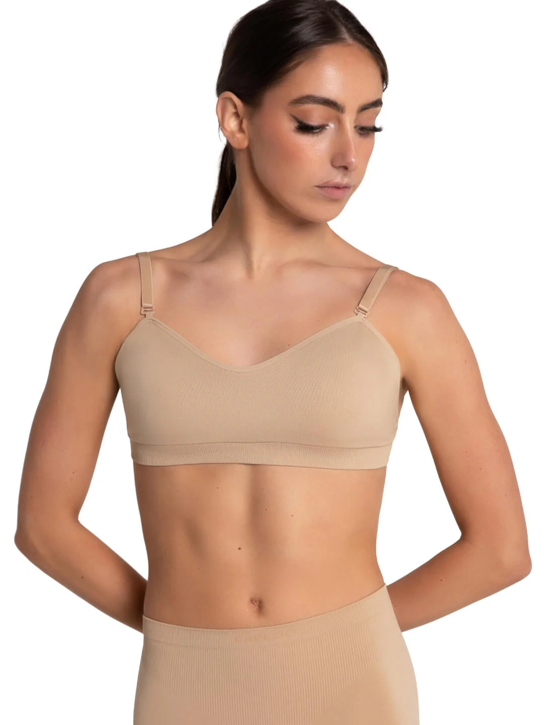 Seamless Clear Back Sweetheart Bandeau Bra - Image 3