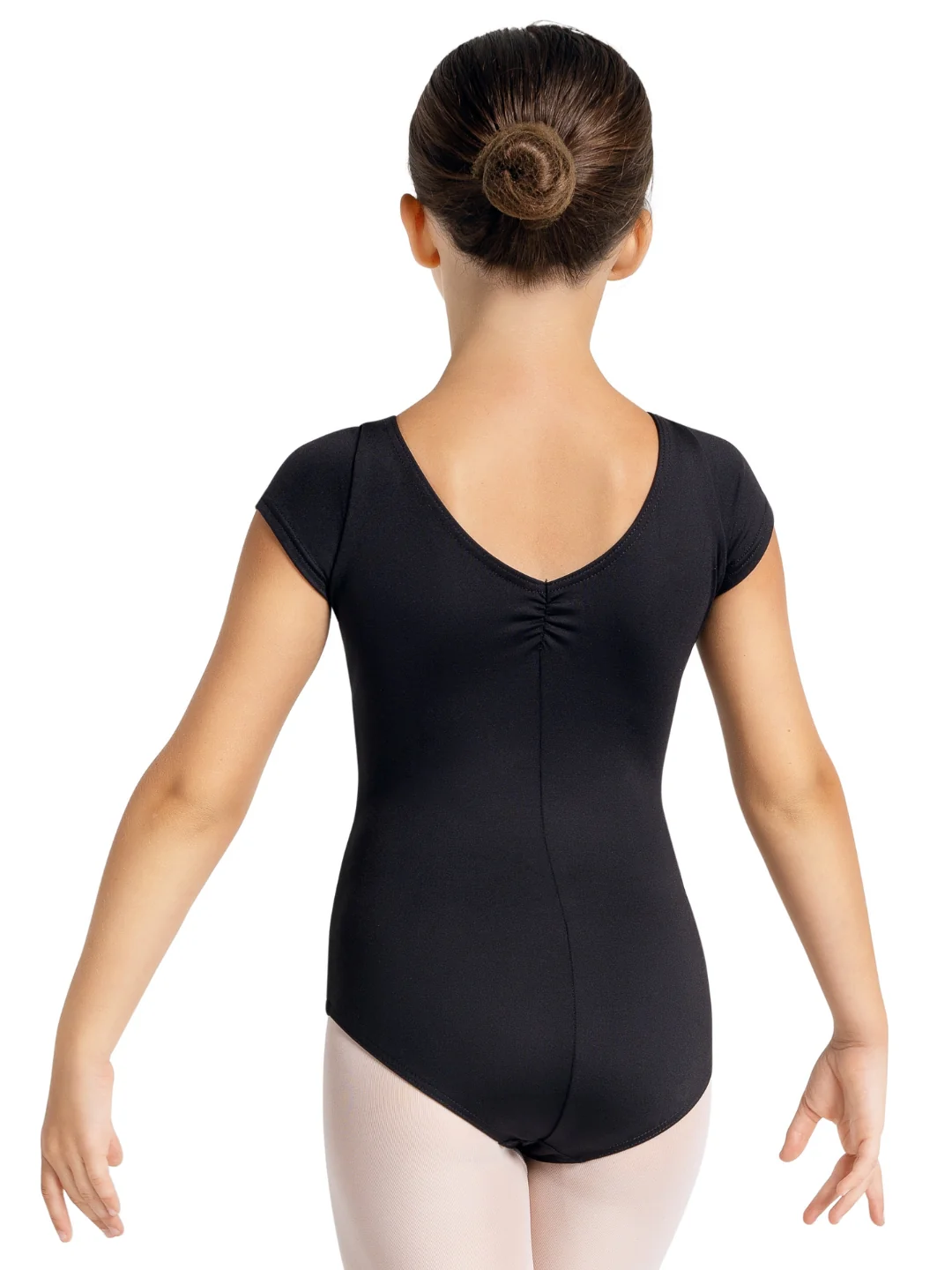 Studio Collection Dual Pinch Cap Sleeve Leotard With Princess Seams - Girls - Image 4