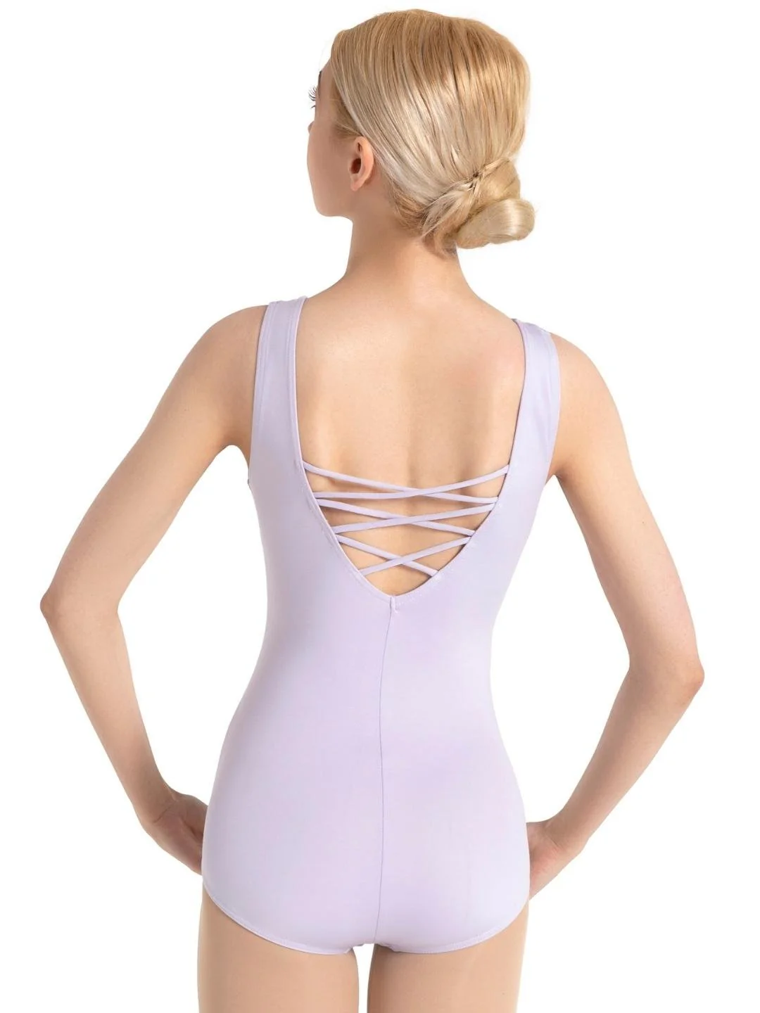 Studio Collection Lattice Back Tank Leotard - Image 9