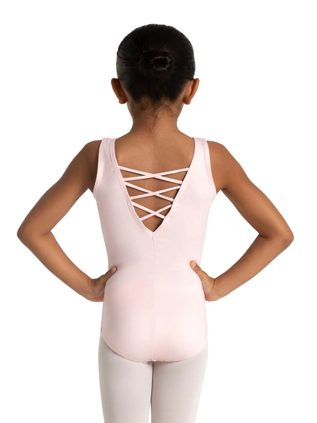 Studio Collection Lattice Back Tank Leotard - Girls - Image 3