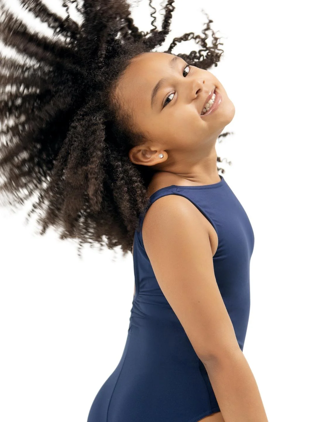 Studio Collection Low V Back w/ Pinch Tank Leotard - Girls - Image 8