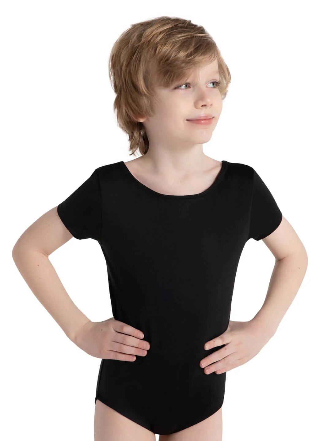 Studio Collection Short Sleeve Leotard - Boys - Image 11