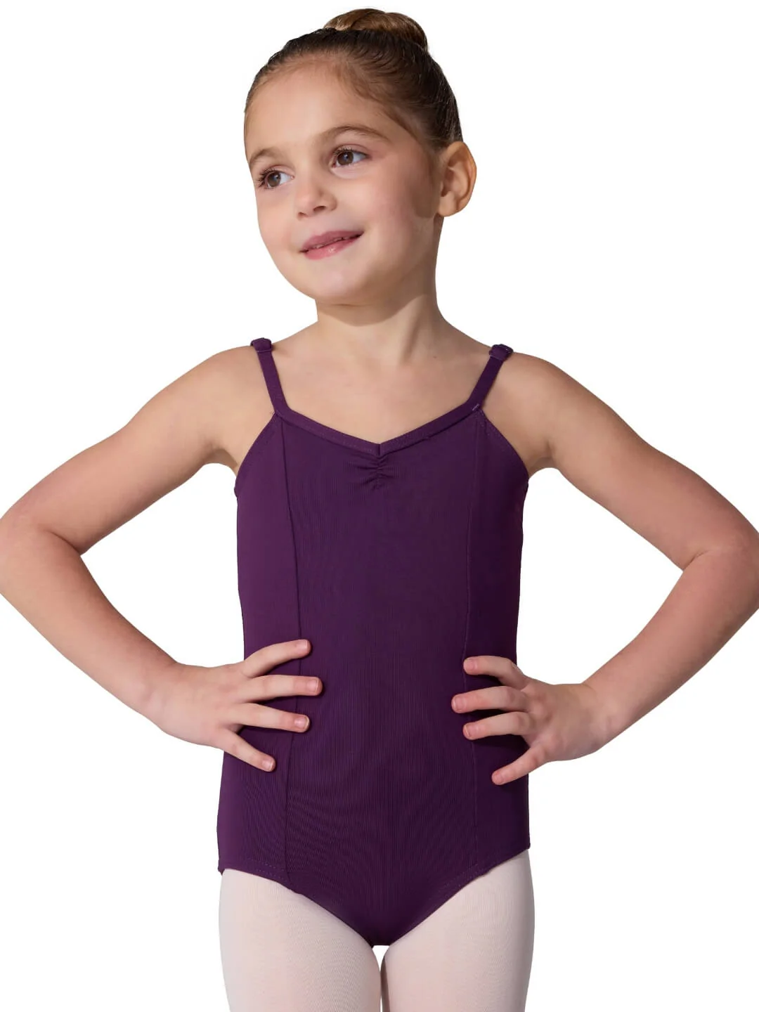 Studio Collection V Neck Camisole Leotard - Girls - Image 15