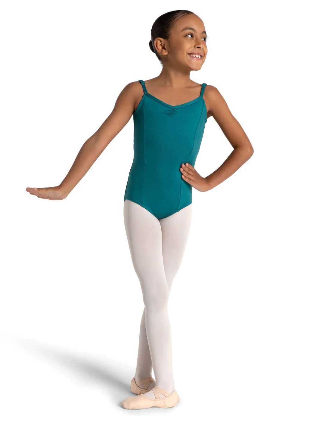 Studio Collection V Neck Camisole Leotard - Girls - Image 10