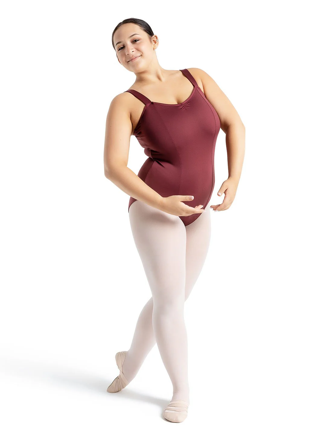 Studio Collection Wide Strap Camisole Leotard - Image 11