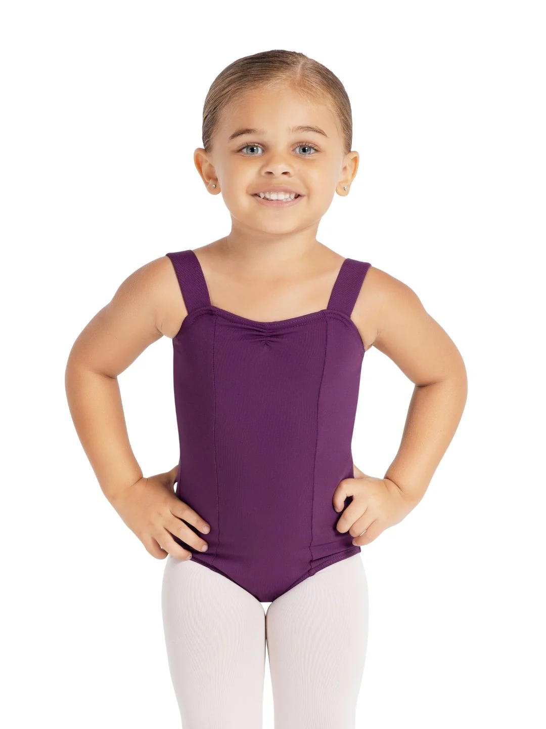 Studio Collection Wide Strap Camisole Leotard - Girls - Image 6