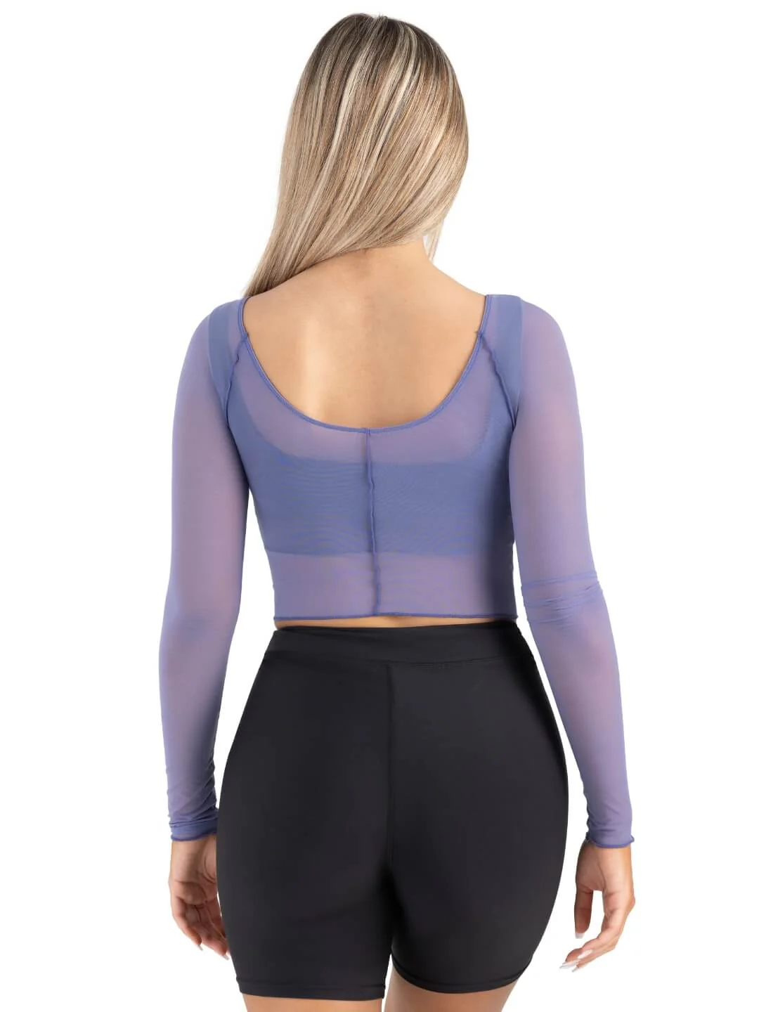 Sunset Nostalgia Dusk Longsleeve Mesh Top - Image 4
