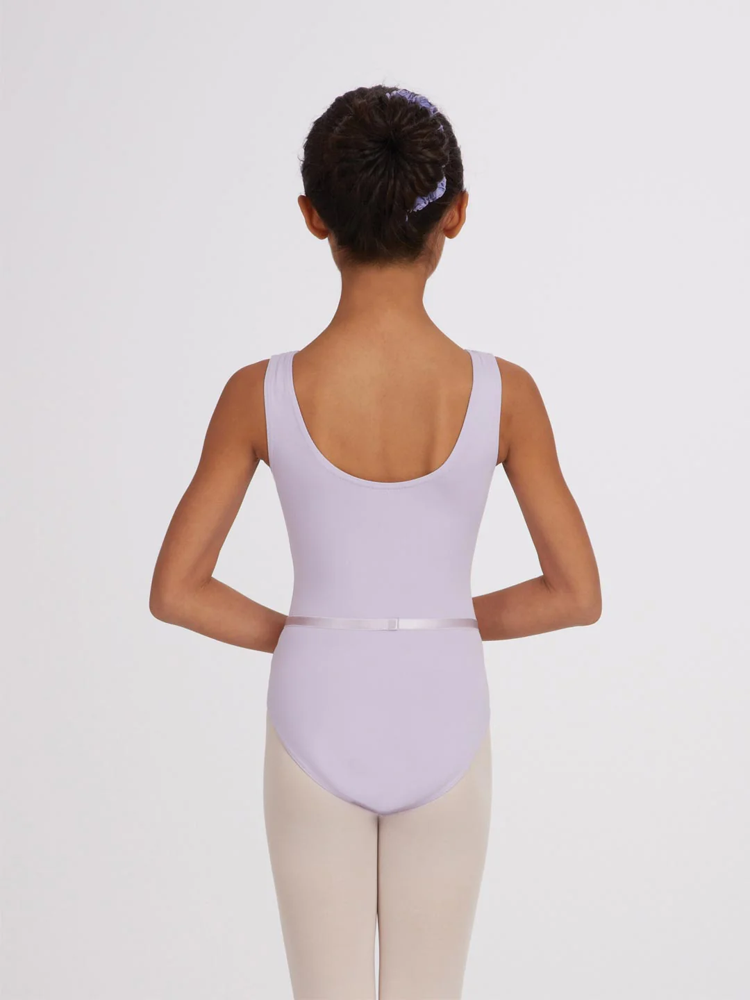 V-Neck Pinch Front Leotard w/Belt - Girls - Image 4