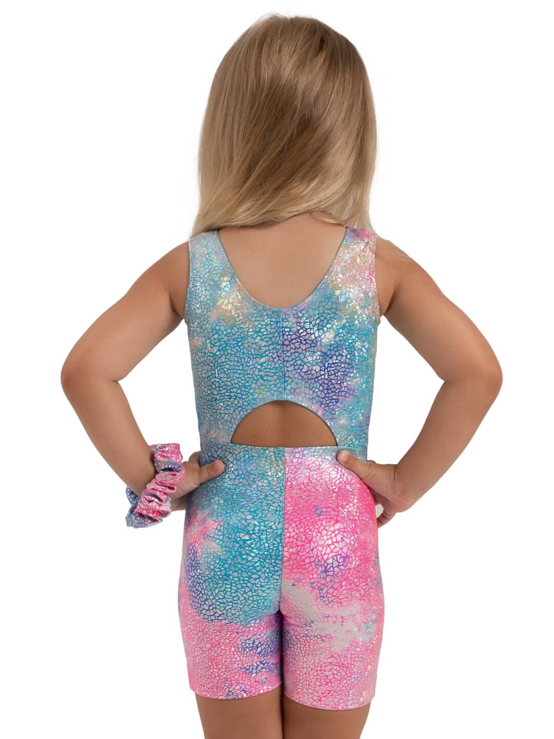 Unicorn Disco Stardust Biketard - Child - Image 3