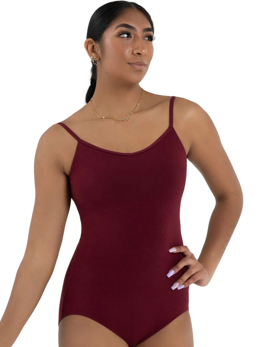 V-Neck Camisole Leotard - Image 6
