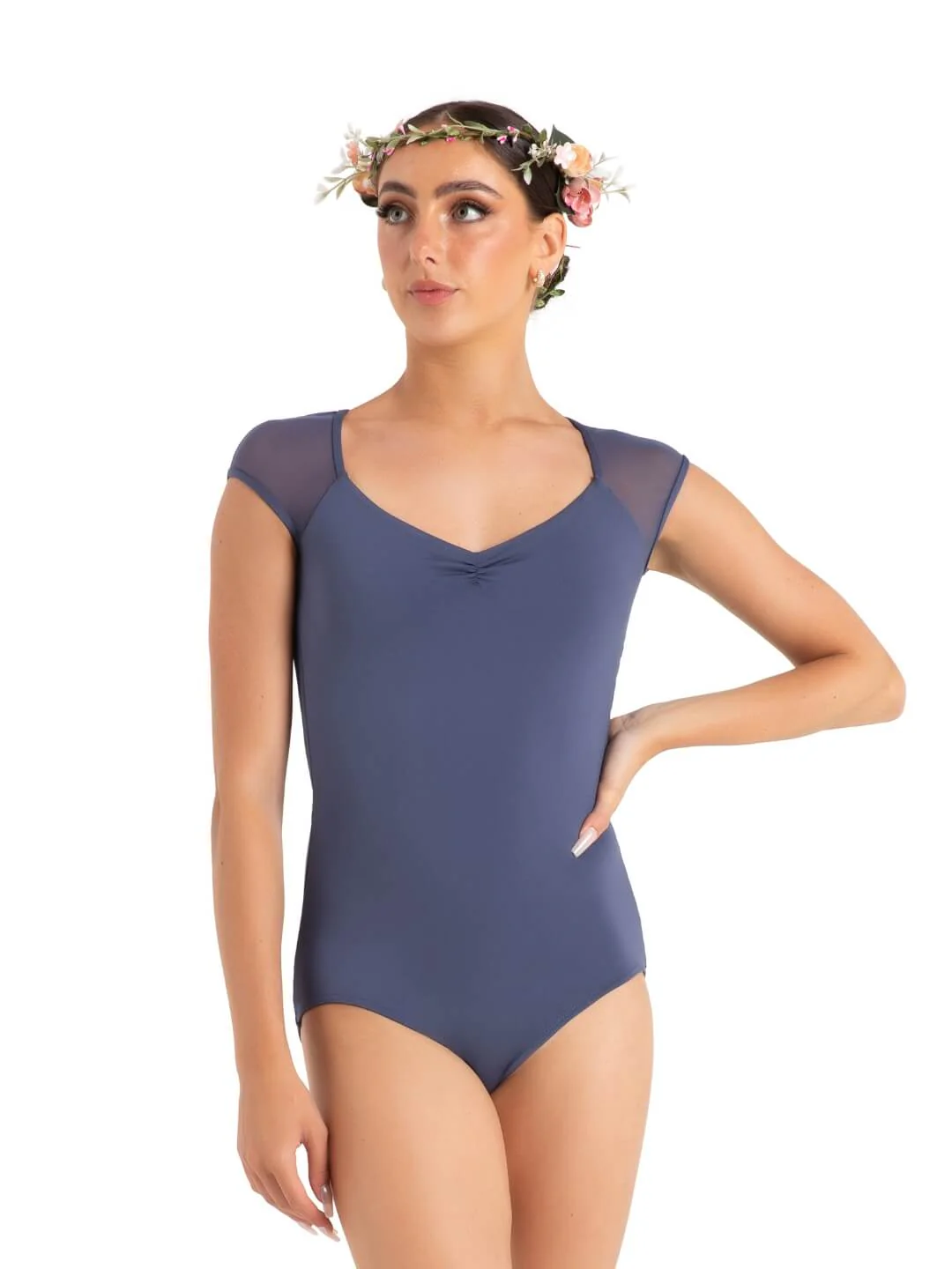 Wildflower Daisy Cap Sleeve Leotard - Image 3
