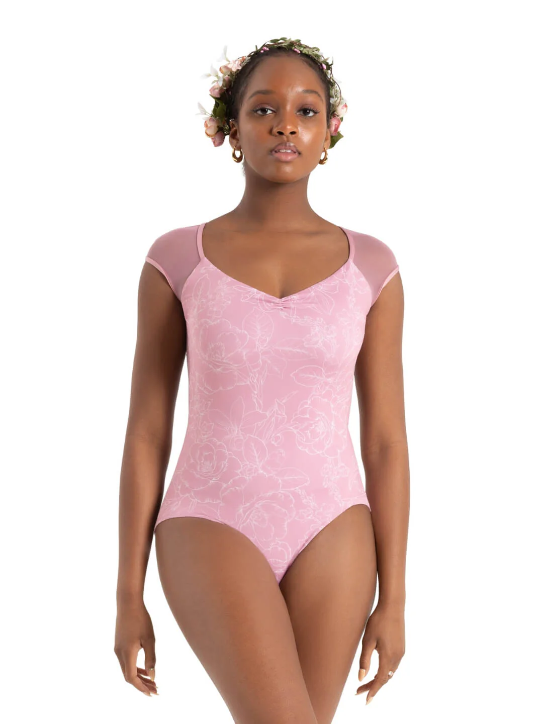 Wildflower Daisy Cap Sleeve Leotard - Image 9