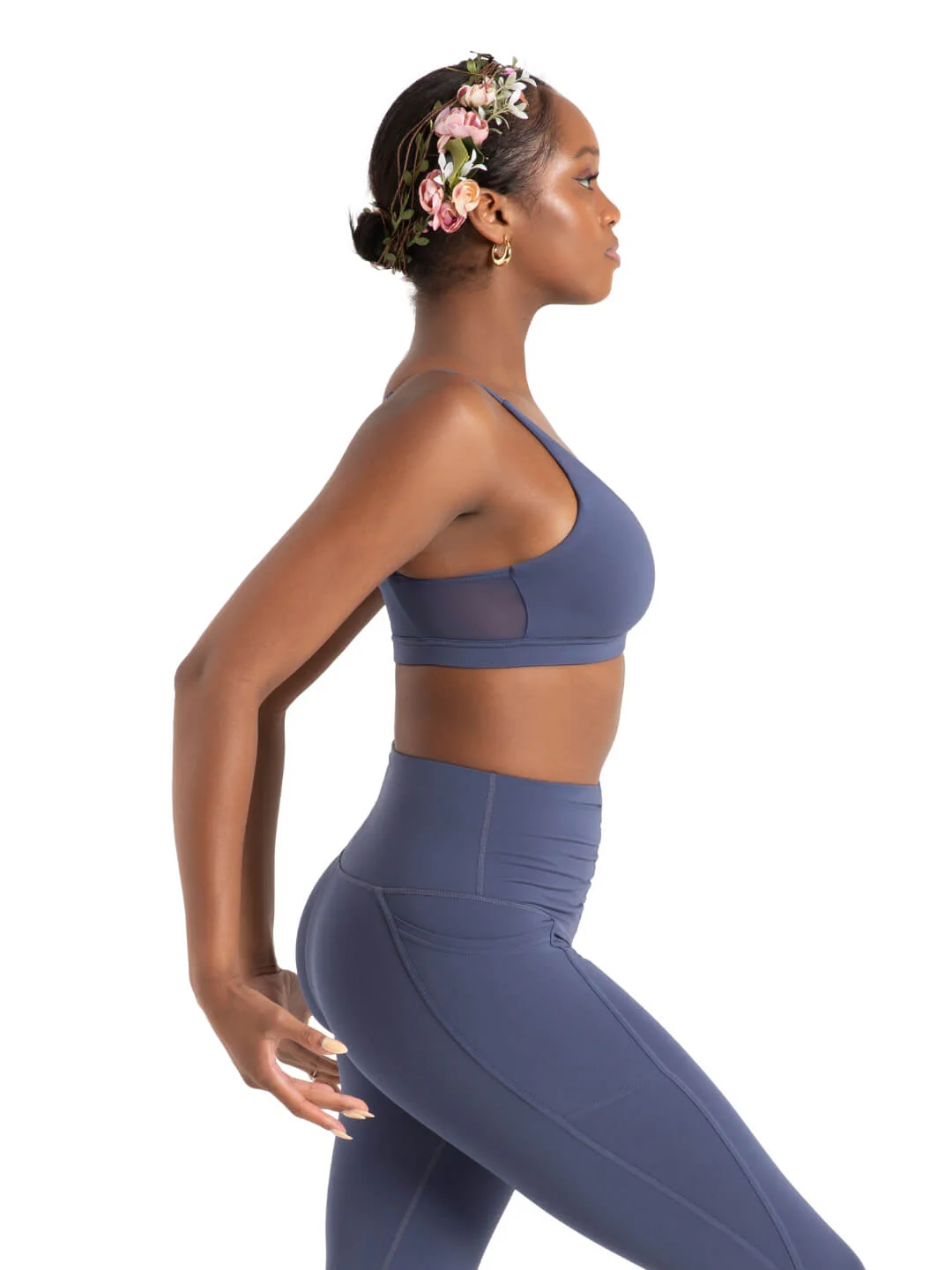 Wildflower Iris Mesh Bra Top - Image 3