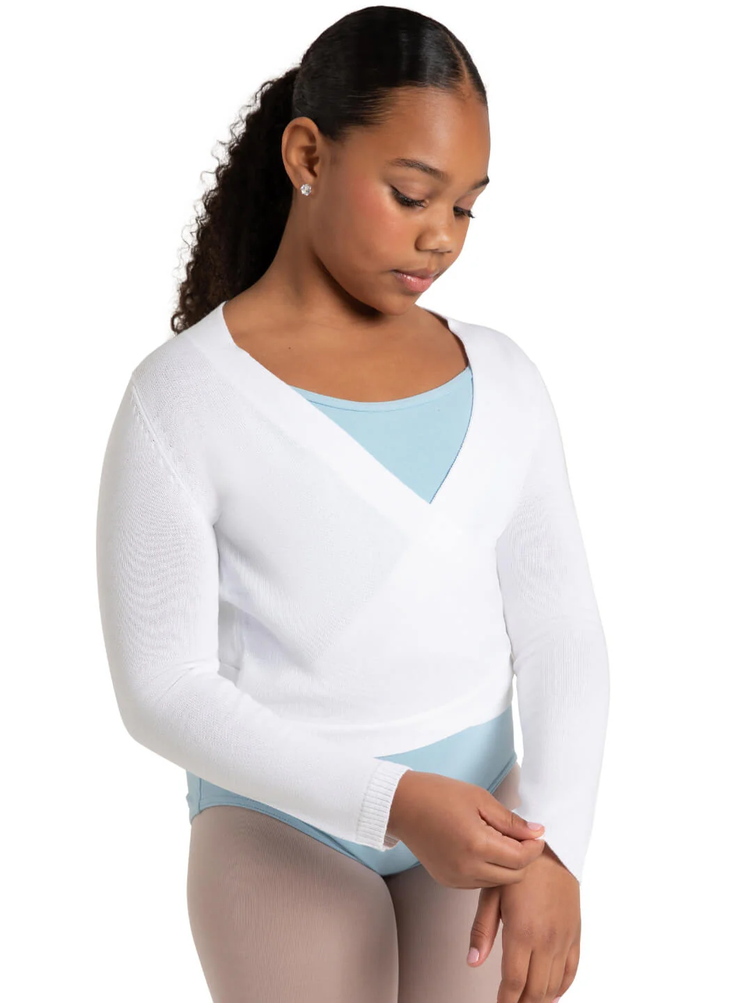 Wrap Sweater - Girls - Image 3
